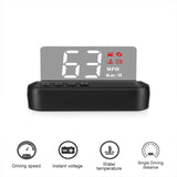 C100 GPS HUD OBD2 Display Car Alarm Projector Car Electronics Accessories Speedometer Projector Auto Gadgets Inteligentes