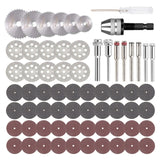 66 Pcs Cutoff Wheel Set For Rotary Tool Die Grinder, Resin Cutoff Wheel, Mini HSS Saw Blade, Resin Cutoff Disc