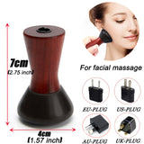 Hot Stone Electric Gua Sha Massager Natural Stone Needle GuaSha Scraping Back Neck Face Massage Relax Muscles Skin Lift Care Spa