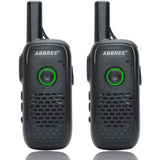 2pcs ABBREE AR-Q2 Professional Handy Walkie Talkie Mini VOX USB Charge UHF Two Way Radio Comunicador Transceiver Woki Toki