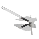Marine Grade 316 Stainless Steel 2KG Fluke/Danforth Style Traditional Standard Boat Anchor Polished