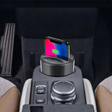 Fast Wireless Car Charger Cup for Samsung S10/S9/S8/Note10 10W Qi Wireless Charging Car Cup for IPhone 11Pro/Xs Max/Xr/8