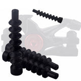 Dropship-10 Pcs Bike V Brake Dust-Proof Mountain Bicycle V Brake Cable Hose Rubber Boots Protective Hose Sleeve Cover Replacemen