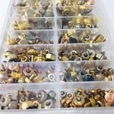 1 Box/Set Watch Crowns Parts Replacement Accessories 3.0 ~ 7.0 mm Copper Watch Assorted Head Quartz Watches Crown Repair Parts
