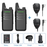 2 PCS Baofeng Professional BF-T20 Walkie Talkie 16 Channels UHF 400-470MHZ Support USB Charging For BF-C9 BF-888S Two Way Radio
