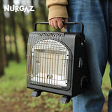 NURGAZ Camping Dual-Purpose Gas Heater Tent Heater Outdoor Gas Stove No Electric Portable Heater For Travelling Camping