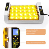 24 Egg Incubator Automatic Egg Incubators Hatching for Chicken Birds Quail Constant Temperature Control Farm LED Light