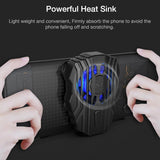 Fashion Mobile Phone Cooler for IPhone Xs Max Xs XR Silent Phone Radiator Controller Handle LED Light Cooling Fan for Samsung
