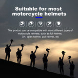 Waterproof Wireless Anti-interference Helmet Headset Intercom For Motorcycle