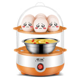 Cooking Tools Kitchen Utensil Breakfast Multi-functional Three-layer Eggs Steamer 14 Eggs Capacity Corn Milk Steamed 220V ZD01