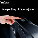 Original VR Virtual Reality 3D Glasses Box Stereo VR Google Cardboard Headset Helmet for IOS Android Smartphone,Bluetooth Rocker