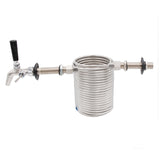 Jockey Box Conversion Kit Build Your Own 50' Coil Single Chrome Forward Sealing Beer Faucet Jockey Box  Homebrew Draft Beer Box
