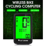 WEST BIKING USB Rechargeable Bicycle Computer Wireless Waterproof Backlight Cycling Odometer 5 Languages MTB Bike Speedometer