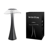 LED Table Lamp Dimmable Eye Protection USB Charging Smart Touch Switch Bedside Lamp Transparent Crystal Creative Table Lamp