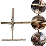 Durable Wear Resistant Team Building Teaching Equipment Hiking Training Development Drill Wood Fire Tool Toy Outdoor Survival