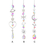 Crystal Wind Chime  Windchime Sparkling Catcher Handmade Hanging