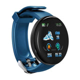 D18S Smart Bracelet BT4.0 Color Screen Sports Pedometer Round Blood Pressure Heart Rate Monitor Waterproof SmartWatch HOT SALE