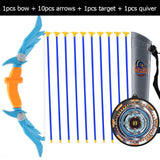Kids Shooting Outdoor Sports Toy Bow Arrow Set Plastic Toys For Children Outdoor Funny Toys With Sucker Gifts Set Kids Toy
