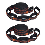 2pcs Hammock Strap 200cm Tree Hanging Spare Part Outdoor Camping Tree Garden Hanging Load Bearing Rope Camping Hammock
