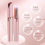 Women Electric Eyebrow Trimmer Usb Rechargeable Eye Brow Epilator Mini Lipstick Shaper Shaver Painless Razor Facial Hair Remover