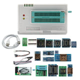 TL866II Plus USB EEPROM Flash BIOS Car NAND Burning Programmer+17X Accessories For ATMEL AVR ATMEGA AT90 PIC GAL SRAM