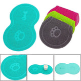 Pet Dog Puppy Cat Feeding Mat Pad Cute Cloud Shape Silicone Dish Bowl Food Feed Placement Pet Accessories Easy Cleaning Pad Mat