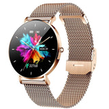 T8 Smart Watch Women Men AMOLED Ultra Thin Luxury Heart Rate Blood Oxygen Fitness Tracker Ladies Bracelet Smartwatch