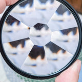 Camera Glass 77mm Kaleidoscope Prism Filter Photography foreground blur film and television props SLR accessories filter