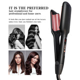 Professional Hair Curling Iron Flat Iron Hair Curler Fluffy Waver Wand Triple Barrel Curly Tong Egg Roll Salon Hair Styling Tool