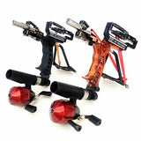 Powerful Slingshot with Wrist Rest Hunting Fishing Shooting Darts Steel Balls Laser Shooting Fish Reel Accessories Outdoor Tool