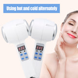 100-240V Hot Cold Hammer Massager Cryotherapy Skin Rejuvenation Face Lifting Beauty Massage Machine Face Beauty Device