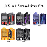 115 in 1 Screwdriver Set Torx Multifunctional Computer PC Mobile Phone Digital Electronic Device Repair Hand Repair Phone Tools