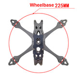 NEW 5 inch 225 223mm Wheelbase X-type Split Carbon Fiber Frame kit With 5mm Arm For FPV RC Racing Drone Upgraded QAV-S 225mm