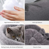 Cat Bed Heart-shaped Pet Bed For Cats Dogs Cotton Velvet Soft Kitty Puppy Sleeping Beds Kennel Warm Pet Nest Cat Accessories
