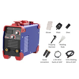 Welding Machine Dual Voltage Digital IGBT LCD Hot Start with Electrode Holder Work Clamp for Stainless Steel Metal Material