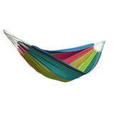 Portable Canvas Hammock Thicken Chair Swing Outdoor Garden Sports Home Travel Leisure Camping Stripe Hammock Double Single