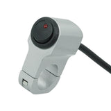 12V 25mm Motorcycle Handlebar Headlight Switch Motorbike Modification Button with Indicator Light Tricycle ATV Snow Scooter
