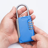 Top High Quality Hidden Key Safe Box 4-Digital Password Combination Lock With Hook Mini Metal Secret Box For Home Villa Caravan