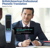 Scanning Translator Smart Instant Voice Photo Translation Pen 2.98" Touch Screen Wifi Support Offline 112 Languages Translation