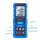 NOYAFA NF-275L Green Laser Beam Laser Distance Meter Indoor Outdoor Rechargeable Handheld Laser Range Finder Electric Distance