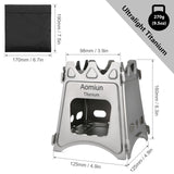 Aomiun Camping Wood Stove Wood Burning Stoves Durable Outdoor Wood Stove for Outdoor Camping Cooking Picnic Travel