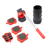 13Pcs Set Mover Moving Tool Adjustable Height Furniture Moving Set Roller Slider With Lifting Lever & Extension Roller robust