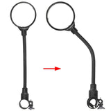 Dropship-1 Pair Bicycle Rearview Mirror 360° Adjustable Hose Rearview Mirror Reflector for Mountain Bikes Electric Bicycles Etc