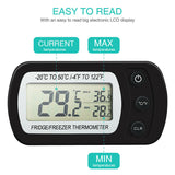 Mini Digital LCD Thermometer Sensor Hygrometer Fuel Gauge Refrigerator Aquarium Monitor Display Humidity Anti-humidity Detector
