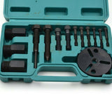 14 Pieces A/C Compressor Clutch Remover A/C Puller Installer Air Conditioning Tools Kit Car Repair Kit