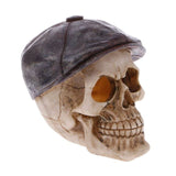 Resin Simulation Head Bone Skull Shape Terrarium Reptile Hide Cave Aquarium Fish Tank Landscape Decor Ornament