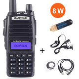 Baofeng UV-82 Walkie Talkie Real 8W Portable Radio Dual PTT Two-way Radio Vhf Uhf Amateur Radio Receiver UV82 Better than UV5R