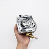 Portable Foldable Square Cooking Stove Outdoor Camping Combustor Cooker Cookware Travel Picnic Barbecue Gas Furnace