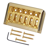 6 String Fixed Electric Guitar Bridge Zinc Alloy String Fixed Bridge for Electric Guitar Bridge Accessories