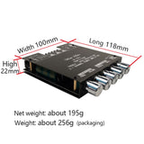 ZK-TB21 TPA3116D2 Bluetooth 5.0 Subwoofer Amplifier Board 50WX2+100W 2.1 Channel Power Audio Stereo Amplifier Board